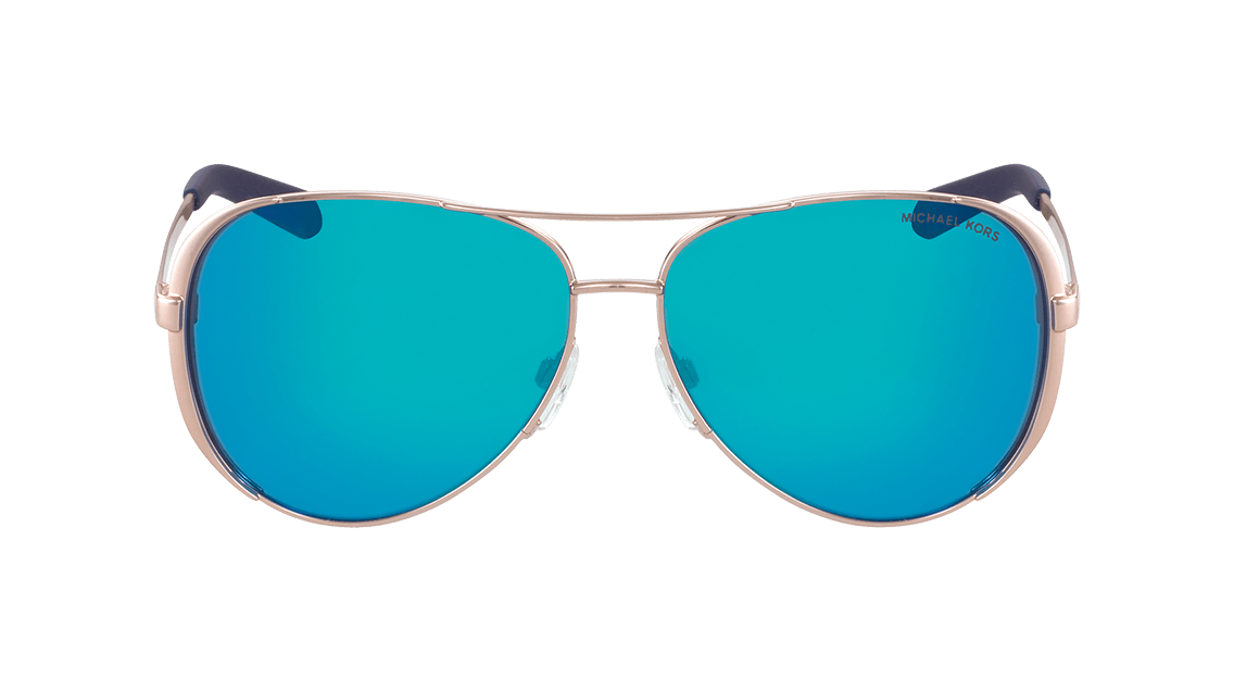 Michael kors chelsea aviator shop sunglasses rose gold